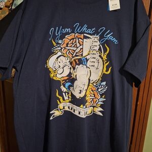 Popeye Navy Graphic T-Shirt